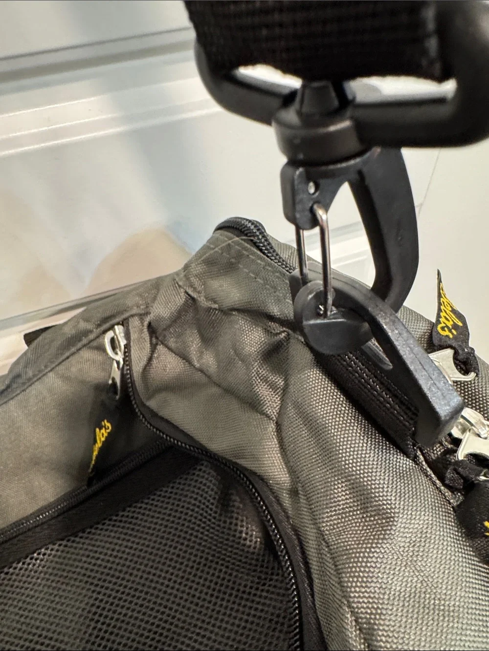 Cabela's Black and Gray Utility Bag with Padded Strap